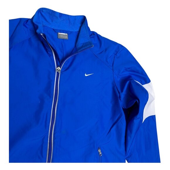NIKE Running Blue Lightweight Activewear Windbreaker Jacket Girls Large - Picture 3 of 7